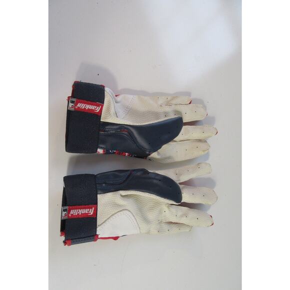 Franklin Digitek Baseball Batting Gloves Youth M/L Red White and Blue Camo - Picture 3 of 3